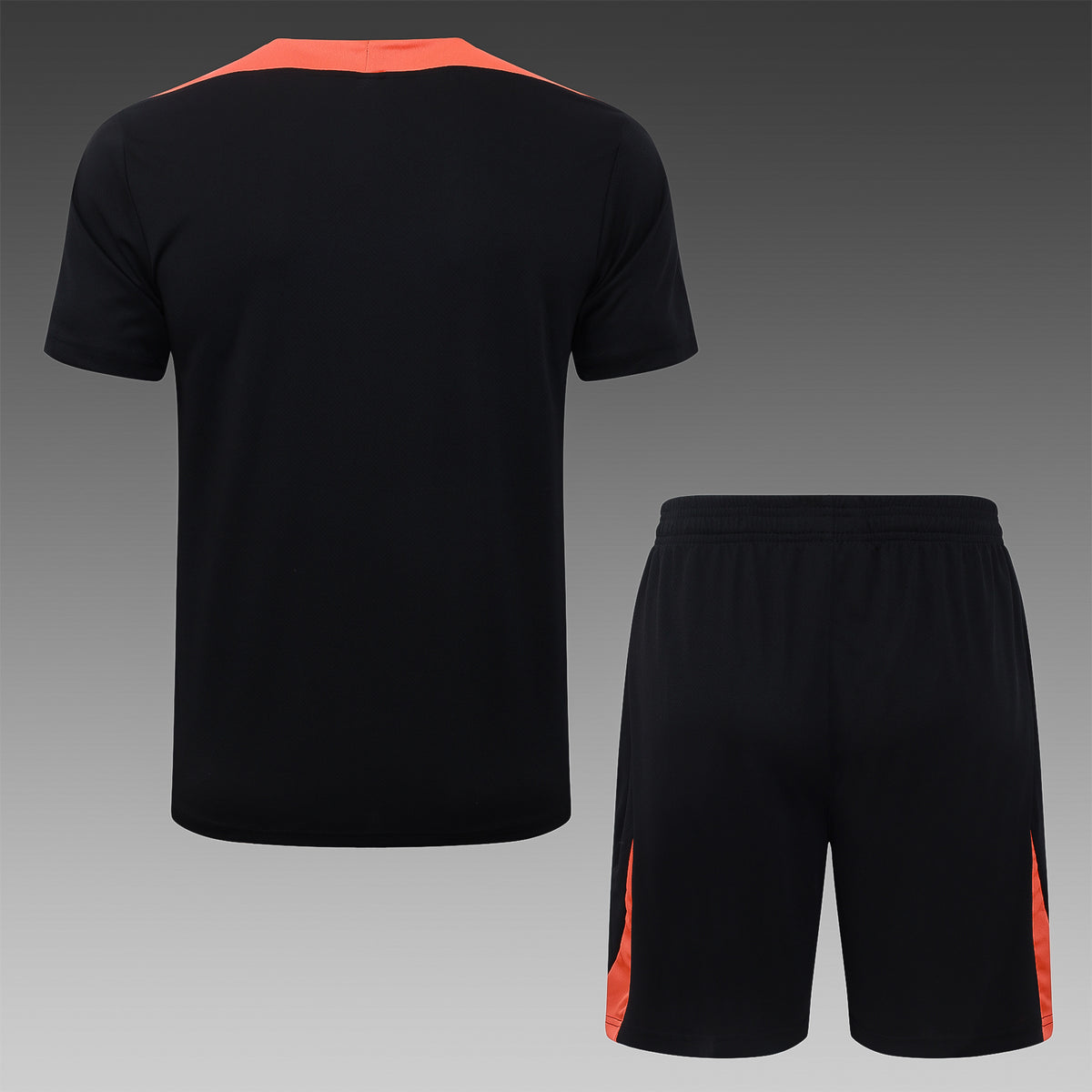 Maillot noir et short noir du Brésil, vue de face