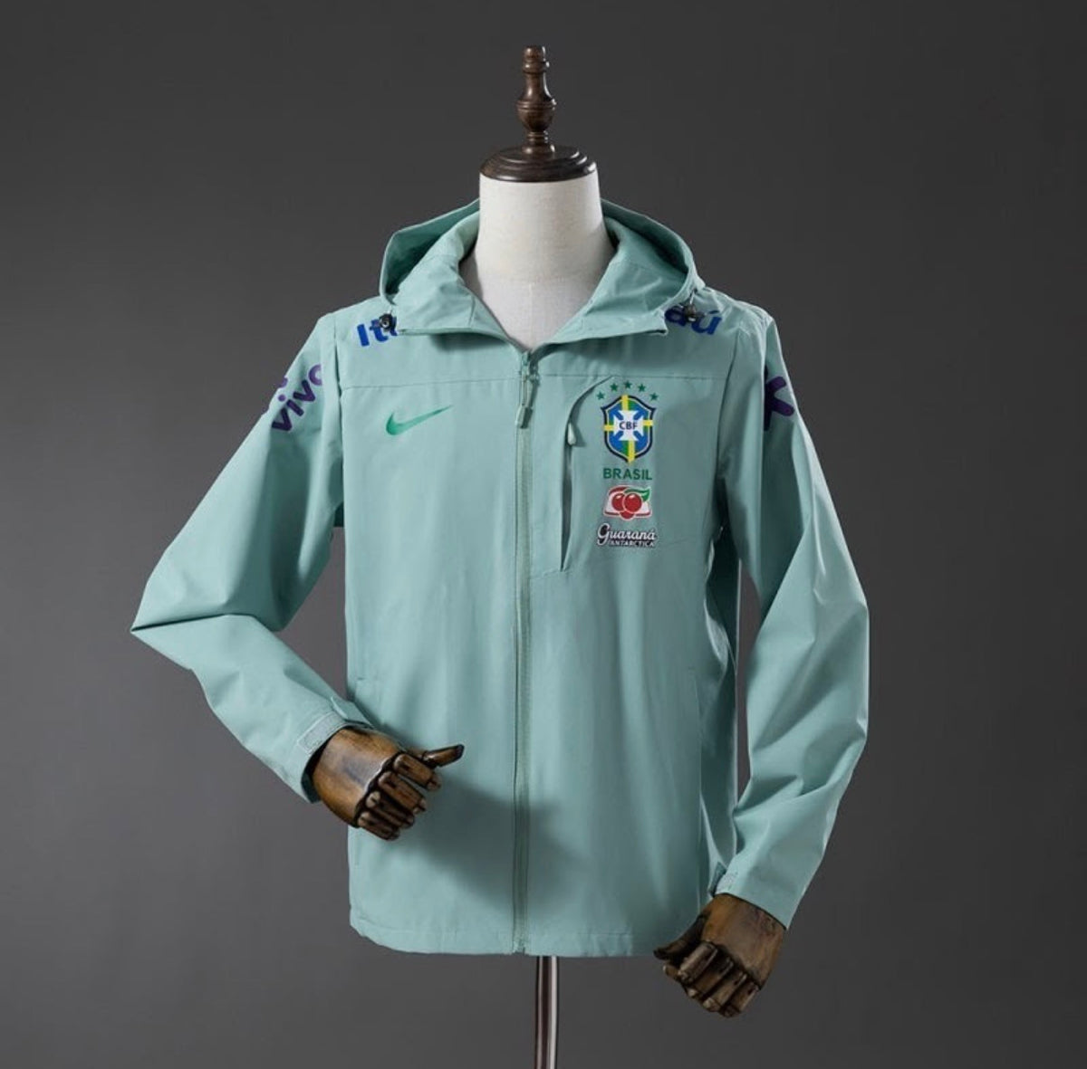 Veste imperméable du Brésil - Verte